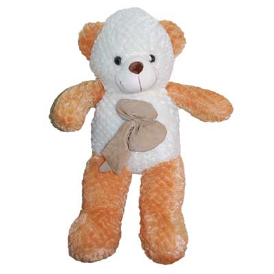 "White and Brown Color Teddy Bear -BST 3705-001 (Express Delivery) - Click here to View more details about this Product